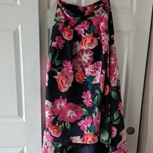 New without tags - Eliza J floral high low skirt